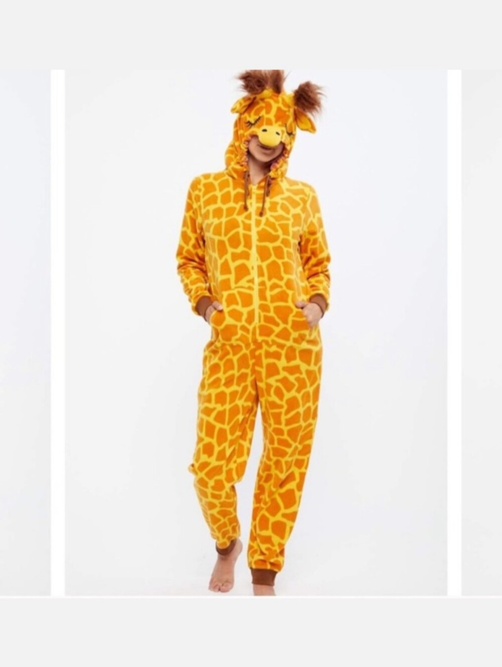 Bluenotes Giraffe Onesie. Adult Lounge Wear Or Costume. Fleece Hoodie . Size XS